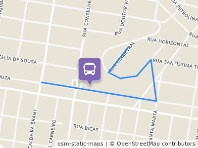 Mapa da parada