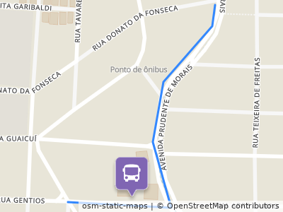 Mapa da parada