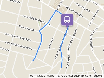 Mapa da parada
