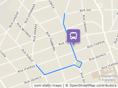 Mapa da parada