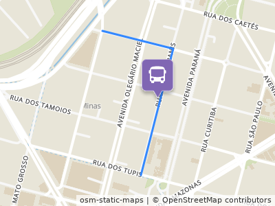 Mapa da parada