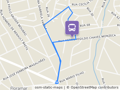 Mapa da parada