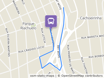 Mapa da parada
