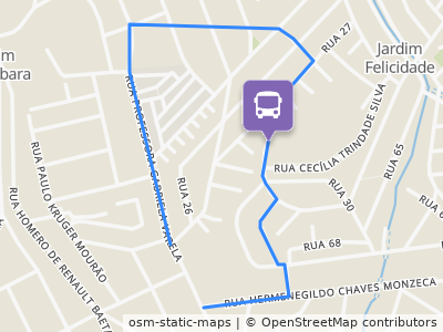 Mapa da parada