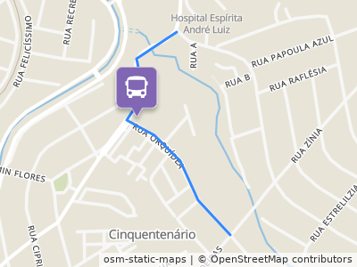 Mapa da parada