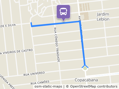 Mapa da parada