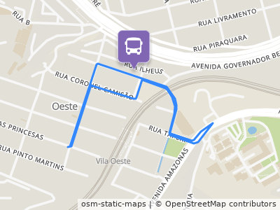 Mapa da parada