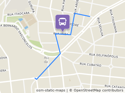 Mapa da parada