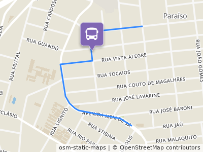 Mapa da parada