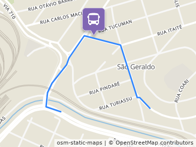 Mapa da parada