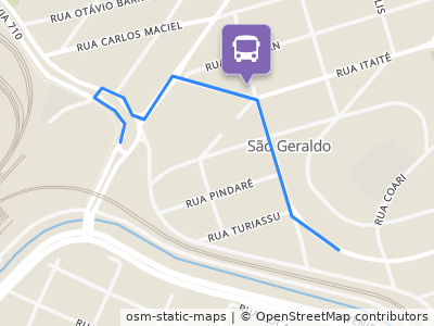 Mapa da parada