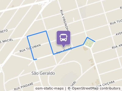 Mapa da parada