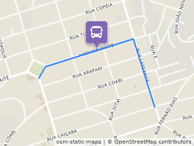 Mapa da parada