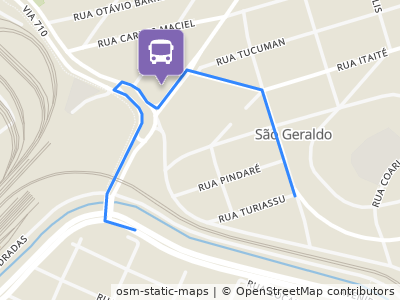 Mapa da parada