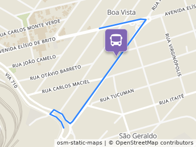 Mapa da parada
