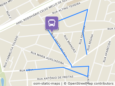 Mapa da parada