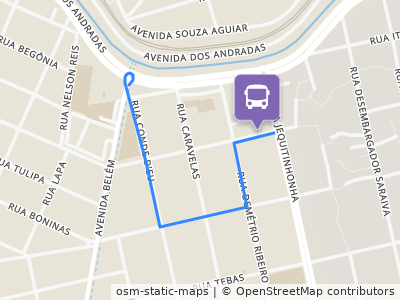 Mapa da parada