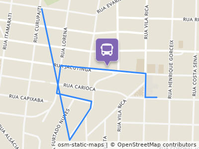 Mapa da parada