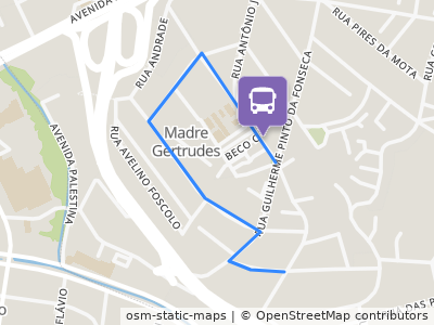 Mapa da parada
