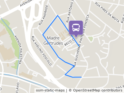 Mapa da parada