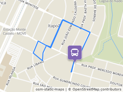 Mapa da parada