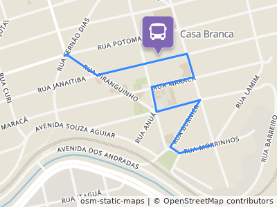 Mapa da parada