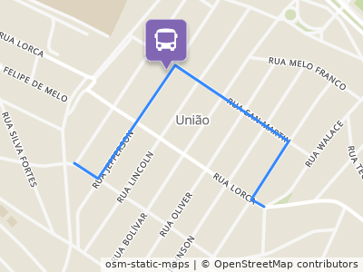 Mapa da parada