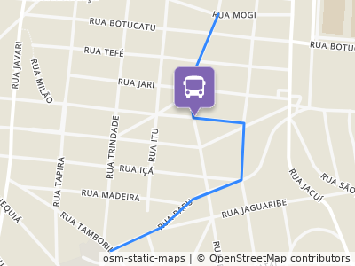 Mapa da parada