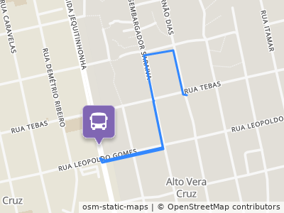Mapa da parada