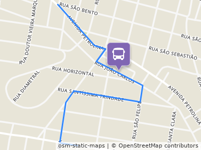 Mapa da parada