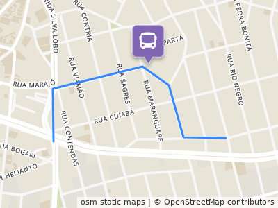 Mapa da parada