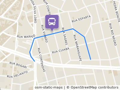 Mapa da parada