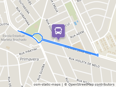 Mapa da parada