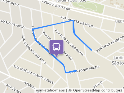 Mapa da parada