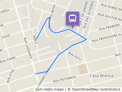 Mapa da parada