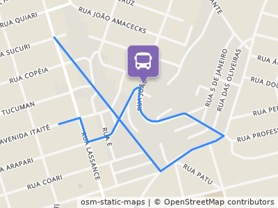 Mapa da parada