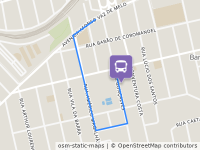 Mapa da parada