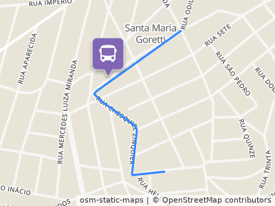 Mapa da parada