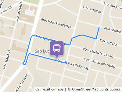 Mapa da parada