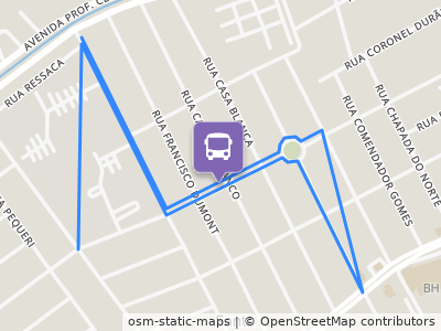 Mapa da parada