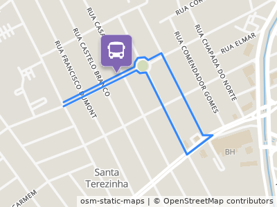 Mapa da parada