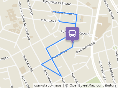 Mapa da parada