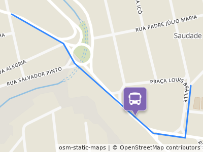 Mapa da parada