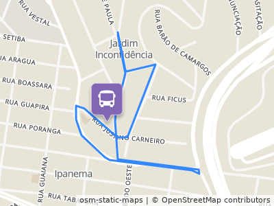 Mapa da parada