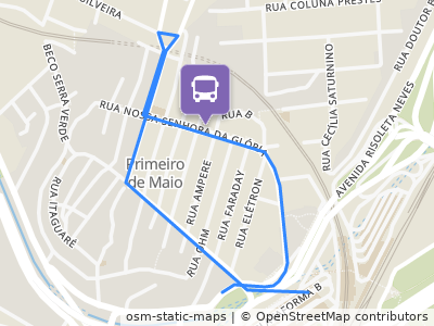 Mapa da parada