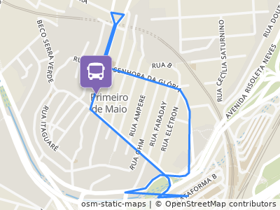 Mapa da parada