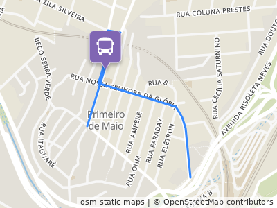 Mapa da parada
