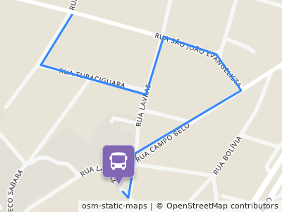 Mapa da parada