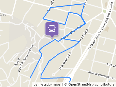 Mapa da parada