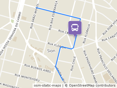 Mapa da parada